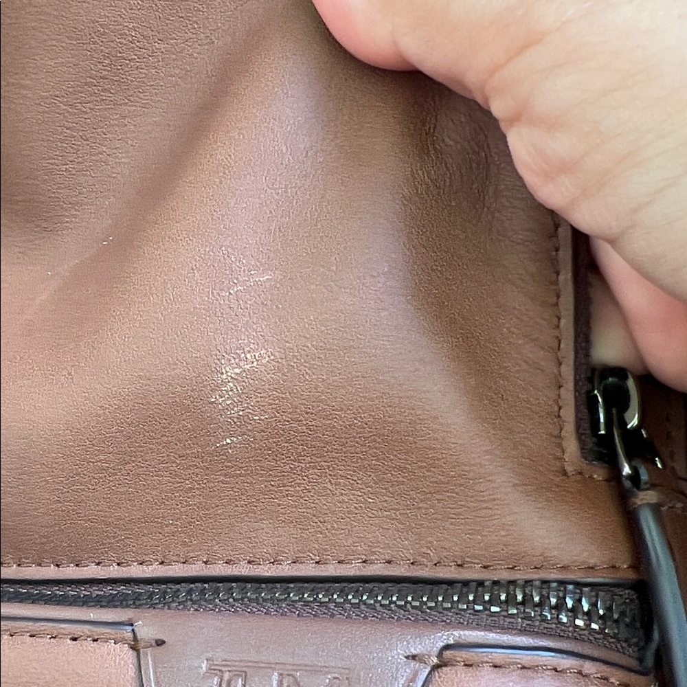 Tumi Chestnut Brown Leather Backpack for Men - Picture 7 of 12